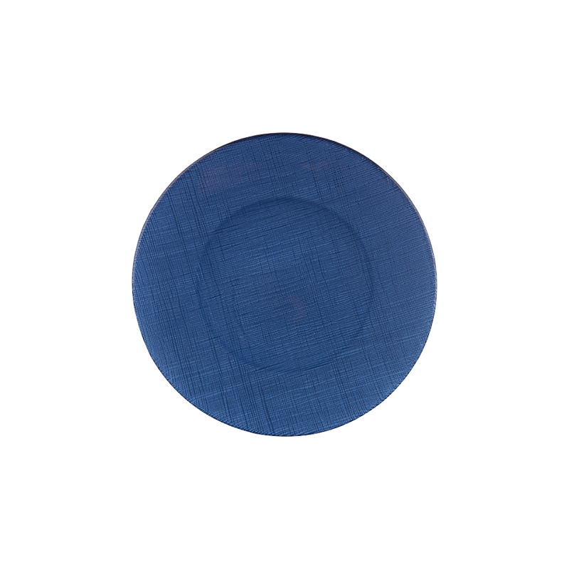 Assiette de présentation bleu 33cm