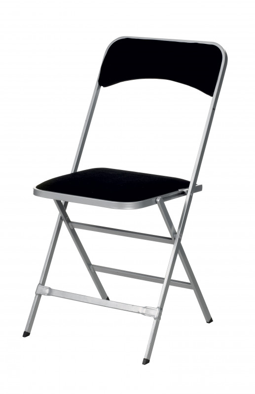 Chaise Velours noir