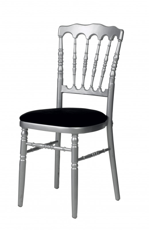 Chaise Napoléon III grise