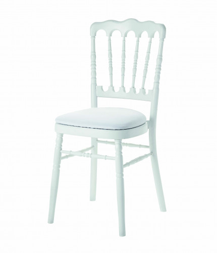 Chaise Napoléon III blanche