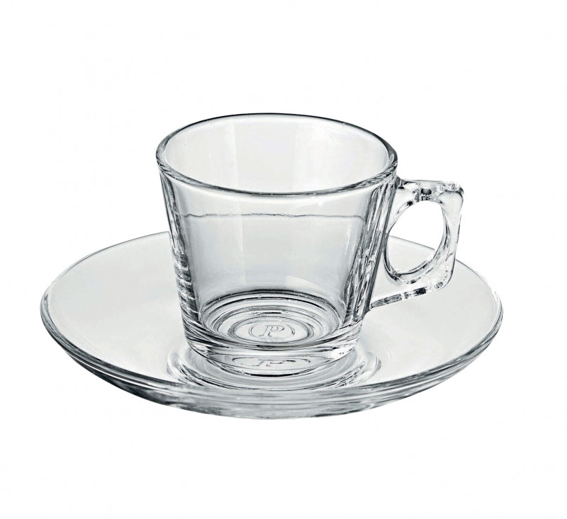 Sous tasse transparente