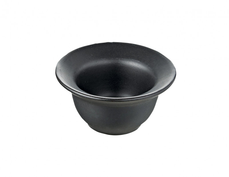 Mise en bouche pot grès noir