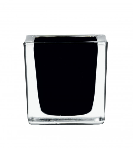 Photophore carre noir