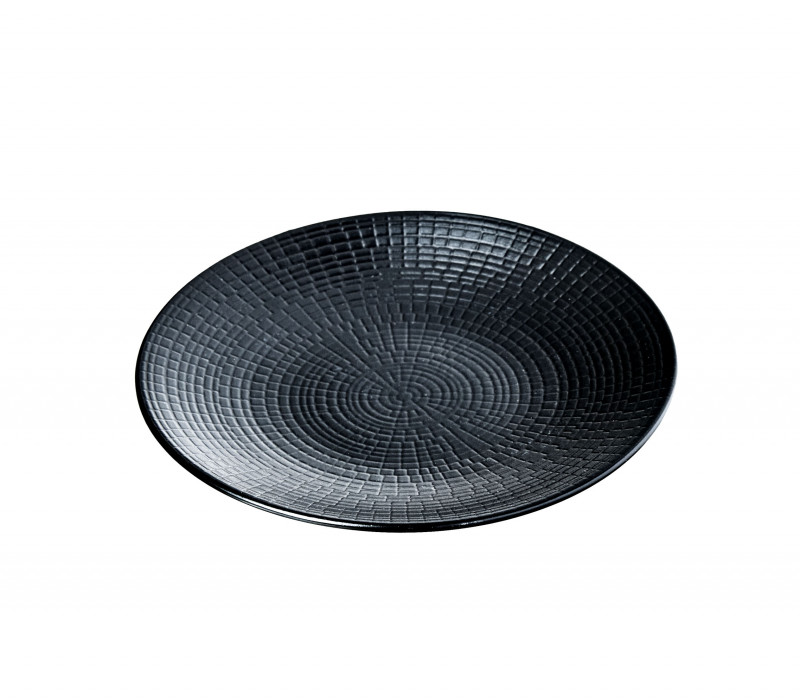 Assiette à pain noire 16cm